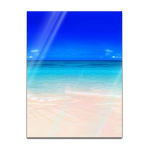 Glasbild - Sandstrand, Größe:60 x 80 cm