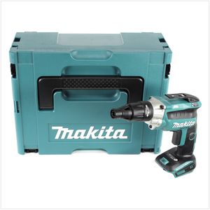 Makita DFS251ZJ, Schwarz, Blau, 2500 RPM, 6 mm, Batterie/Akku, 18 V, 79 mm