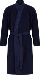 Lyle & Scott - Pánský žakárový župan GT7667 (S) (Modrá)