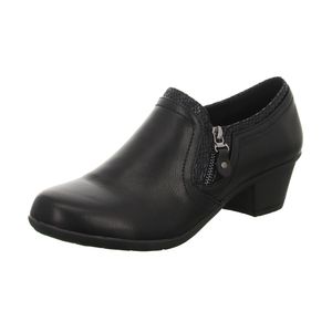 Alyssa Damen-Slipper-mittlerer Absatz Schwarz, Farbe:schwarz, EU Größe:41