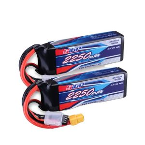 Lipo Batterie, 111V Kapazität, XT60 Stecker, 2250-3S-40C 2 Stück