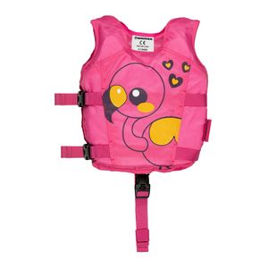 Kamizelka do pływania dla dzieci Waimea Flamingo, różowa, rozmiar S, 15-19 kg.