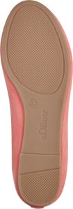 s.Oliver Damen Ballerina Schleife Soft Foam 5-22121-42, Größe:40 EU, Farbe:Orange