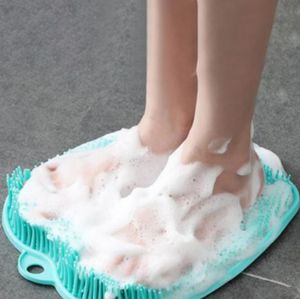 Fußwaschbürste, Silikon Bad Fuß Massage Pad, Badezimmer rutschfeste Badematte, Anti Rutsch Pad für die Fußwäsche