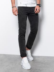 Ombre Herren Hose Jeans Jeanshose mit gerader Passform, Taschen 98% Baumwolle, 2% Elasthan, Blau, Schwarz, Grau S-XXL