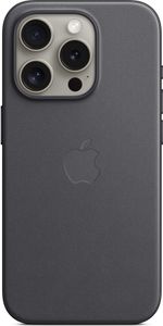 iPhone 15 Pro Feingewebe Case mit MagSafe - Schwarz