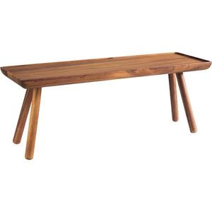 Buffetständer Buffetgestell ACACIA aus geöltem Akazienholz, wasserabweisend GN 2/4-Maß BxTxH: 53 x 16,2 x 20 cm