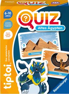 Ravensburger tiptoi 00166 Quiz Altes Ägypten, Quizspiel für Kinder ab 6 Jahren, für 1-4 Spieler