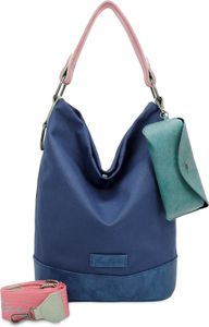 Fritzi aus Preußen Schultertasche Canvas Izzy07 Olga Hobo Bag Navy dunkelblau Fritzi aus Preußen Schultertasche Canvas Izzy07 Olga Hobo Bag Navy dunkelblau