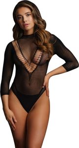 Trendy body s rukávy černé