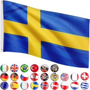 FLAGMASTER® Fahne Schweden Flagge