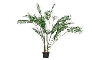 WOOOD Kentia Palme Grün Kunstpflanze 110 cm - Zimmerpalme - Künstliche Pflanze im Topf