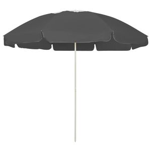vidaXL Strandschirm Anthrazit 240 cm