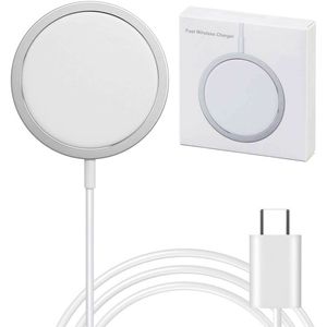 Magsafe Charger Ladegerät Magnetisch USB-C Ladestation Schnell 15W iPhone 12 13 14 15