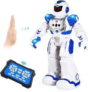 Roboter Kinder Spielzeug, Intelligente Roboter Kinder Spielzeug mit Infrarot-Controller-Spielzeug, Tanzen, Singen, LED-Augen, Gestenerkennung Kinder