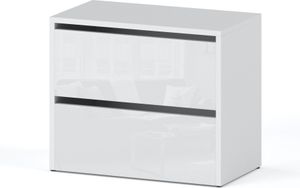 STIV Möbel | Schuhschrank mit Sitzfläche 60 cm – Weißer Hochglanz Flurregal für Schuhe & Sitzgelegenheit STIV Möbel | Schuhschrank mit Sitzfläche 60 cm – Weißer Hochglanz Flurregal für Schuhe & Sitzgelegenheit