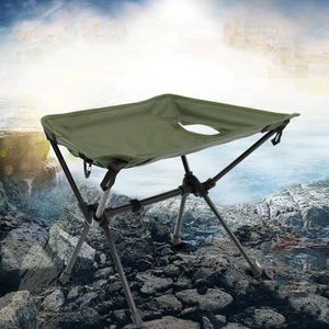 Outdoor Klappstuhl Campingstuhl Angelstuhl tragbar klappbar Stuhl bis 150 kg belastbar, für Camping Angeln Grillen Grün