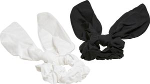 Škrabošky Urban Classics s mašľou XXL 2-pack black/white - UNI