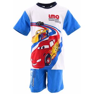 Pyžamo krátke Disney Cars Blesk McQueen modré 98 cm