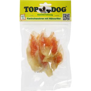 TOP DOG Kaninchenohren mit Hühnerfilet (70 g)