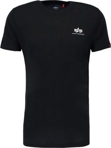 ALPHA INDUSTRIES BASIC T SMALL LOGO Herren Logoshirt, Größe:XXL, Farbe:09 White