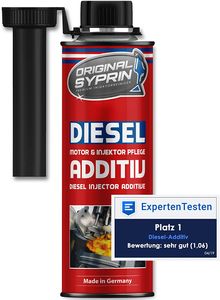 Original Syprin Diesel Additiv - Kraftstoffzusatz für Dieselmotoren Dieselsysteme I Dieseladditiv Kraftstoffadditiv Injektoren Injektor - 250ml
