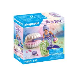 PLAYMOBIL Princess Magic 71502 Meerjungfrau mit Perlmuschel