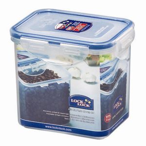 Vorratsdose Lock&Lock 850ml, Gefrierdosen mit Silikondichtung, stapelbare Brotzeitdosen, Snackbox 13,5x10x12cm