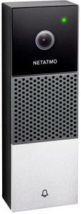 Netatmo Smart Video Doorbell Smarte Videotürklingel mit Kamera schwarz silber