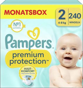 Pampers Premium Protection New Baby Gr.2 Mini 4-8kg MonatsBox