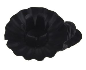 Baumkerzenhalter für Clip 8er Set Zapfenform  farbig  Germany, Farbe:schwarz-matt