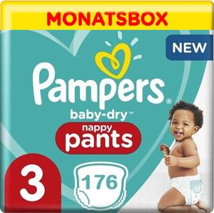 Pampers Baby Dry Pants Größe 3 - 176 Windelhosen Monatsbox