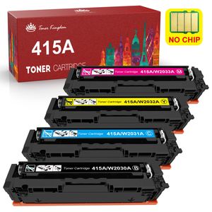 4er Kompatible 415A Toner kartusche für HP 415A W2030A W2031A W2032A W2033A Ersatz für HP Color Laserjet Pro MFP M479dw M479fdw M479fdn Pro M454dw (kein Chip)