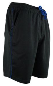 J-Line Herren Sport und Freizeit Bermuda Sweat Bermudas kurze Hose Shorts;Schwarz,XL