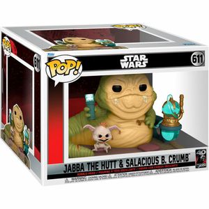 Star Wars - Jabba the Hutt & Salacious B. Crumb 611 - Funko Moments Pop!