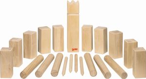 Wikingerspiel Kubb, im Baumwollbeutel