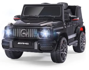 Dětské elektrické auto Mercedes-Benz G 63 G63 AMG V8 Biturbo dětské auto s dálkovým ovládáním dětské vozidlo třídy G G-wagon dětské elektrické auto (černé)