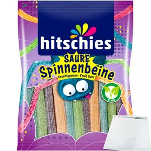 hitschler Hitschies Saure Spinnenbeine (125g Packung) + usy Block