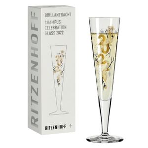 Ritzenhoff CHAMPUS Jahrgangs Champagnerglas 2022 BRILLIANTNACHT CELEBRATION