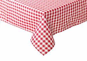 Züchen Tischwäsche 10mm rot-weiß kariert 80 x 80