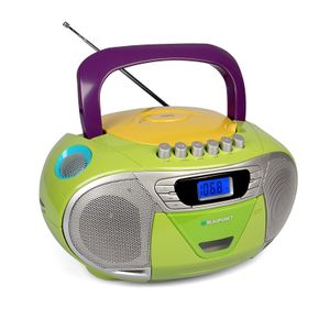 Kinder CD Player & Radio mit Hörbuch Funktion, Kassettenplayer