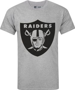 NFL - "Las Vegas Raiders" T-Shirt für Herren NS5792 (S) (Grau)