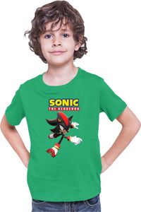 ShadowHedgehog Kinder T-shirt Sonic the Hedgehog Sega Mascot, 5-6 Jahr - 116 / Grün