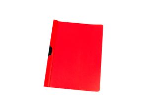 100 Cliphefter DIN A4 / Klemmhefter / Bewerbungsmappe / Farbe: rot