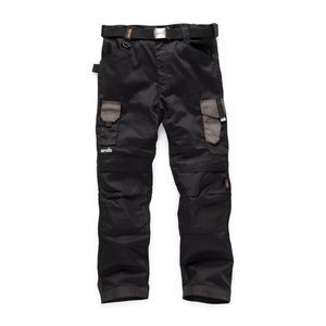 Scruffs - Pánske pracovné nohavice "Pro Flex" RW8792 (32L) (čierne)