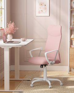 SONGMICS Bürostuhl, ergonomischer Schreibtischstuhl, Drehstuhl, gepolsterter Sitz