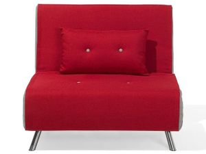 Sofa Rot Polsterbezug Einzelsofa Modern Zierkissen Wohnzimmer