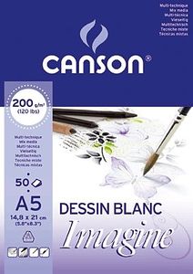 CANSON Skizzenblock Imagine DIN A5 200 g/qm 50 Blatt