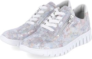 Waldläufer Damen Schnürschuhe Halbschuhe H-BIRDY Bunt Leder Größe:41