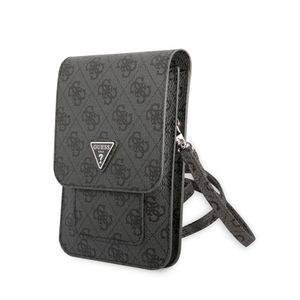 Guess Umhängetasche Unisex 4G Triangle Design schwarz-grau universal 16 x10cm